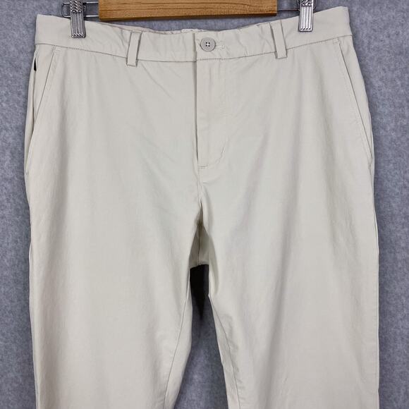 Vineyard Vines Pants Mens 32x30 (Fits 34x30) Khaki On The Go Performance Chino - Picture 2 of 8